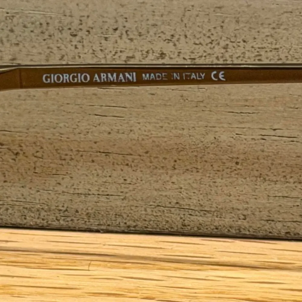 Giorgio armani brown oval sunglasses